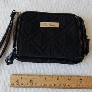 Vera Bradley Black Wristlet. EUC